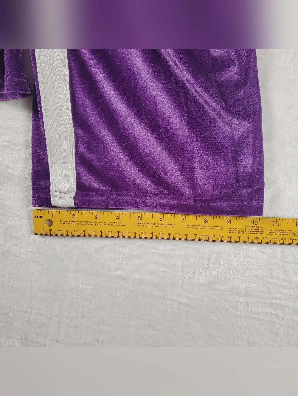 Ekouaer Purple W/ White Stripe Velour Jogger Track Suit Set Pants Jacket XL NWT